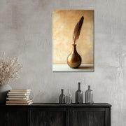 Feder in Vase