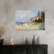 Die Strandpromenade von Trouville – Claude Monet
