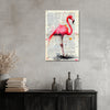 Flamingo-Zeitungskunst