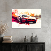 Abstrakter BMW i8