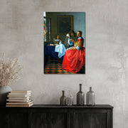 Dame und zwei Herren - Johannes Vermeer