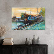 Trockendock bei Durgerdam – Piet Mondriaan