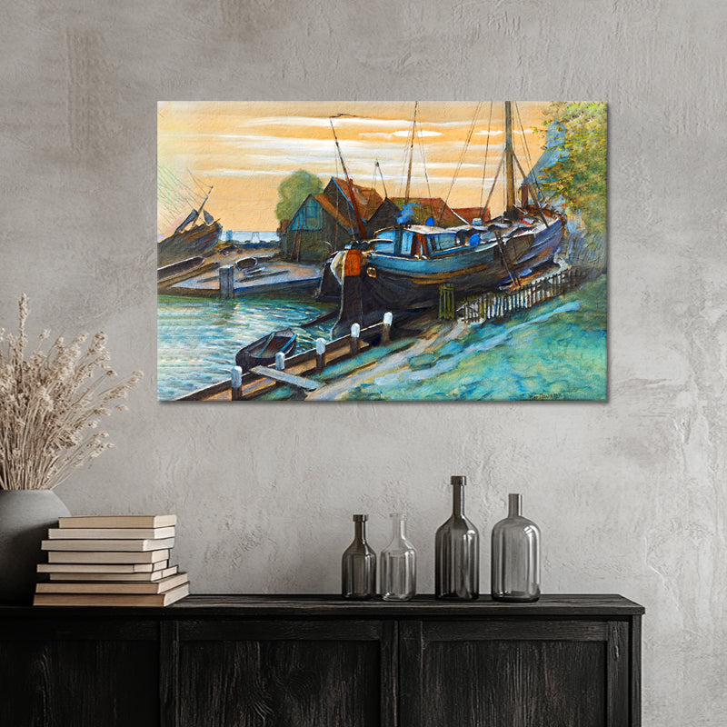 Trockendock bei Durgerdam – Piet Mondriaan