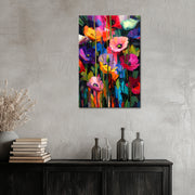 Kunstwerk bunte Blumen
