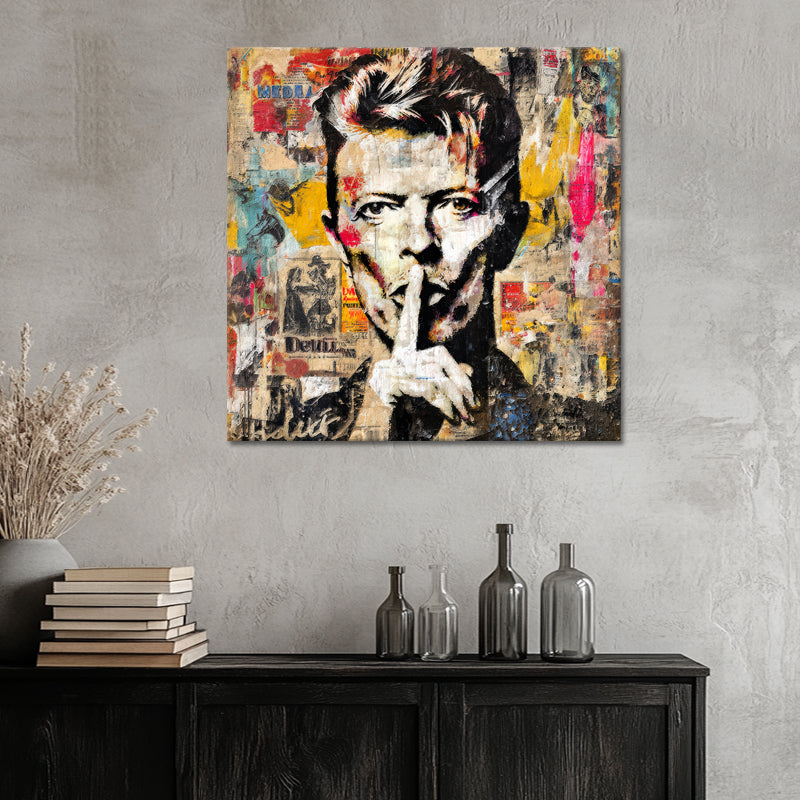 David Bowie-Collage-Kunst