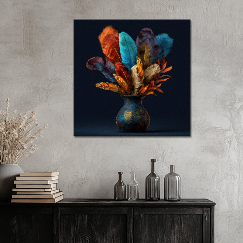 Federn in der Vase