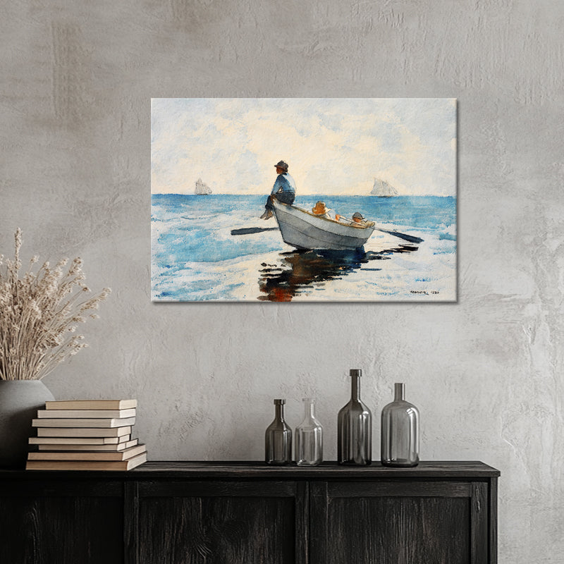 Jungen im Dory-Boot – Winslow Homer