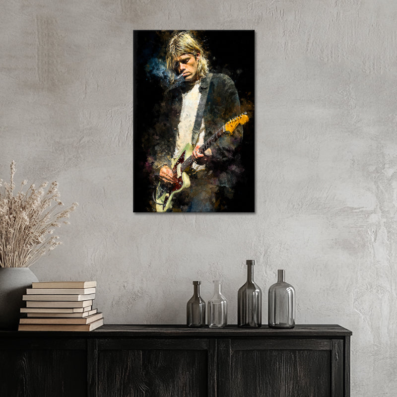 Porträt Kurt Cobain