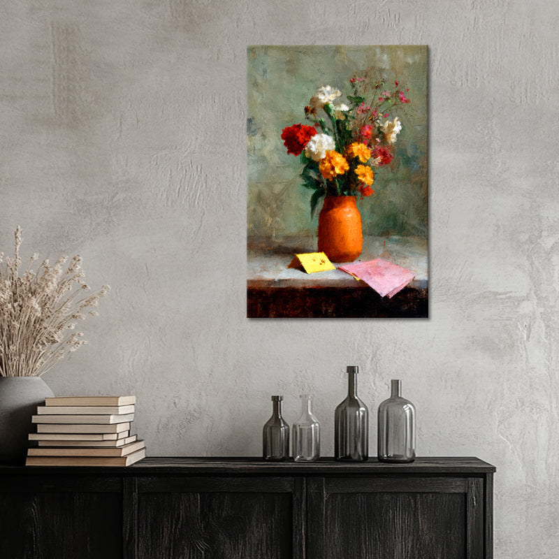 Vase mit Blumen – Stillleben