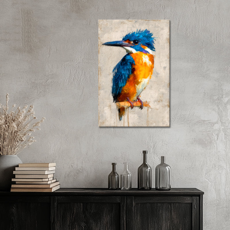 Eisvogel-Gemälde Kunst