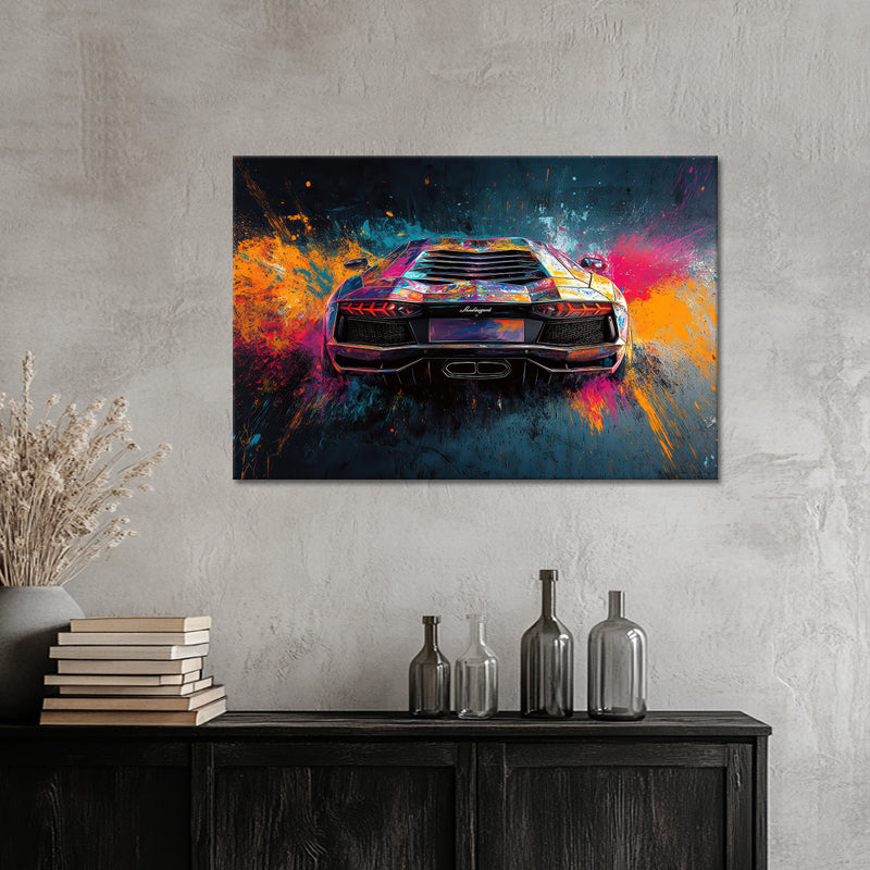 Lamborghini Aventador Gemälde