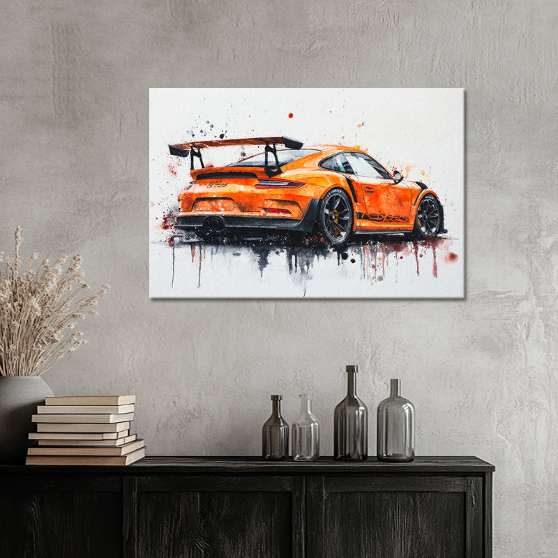 Porsche GT3 RS Automobilkunst