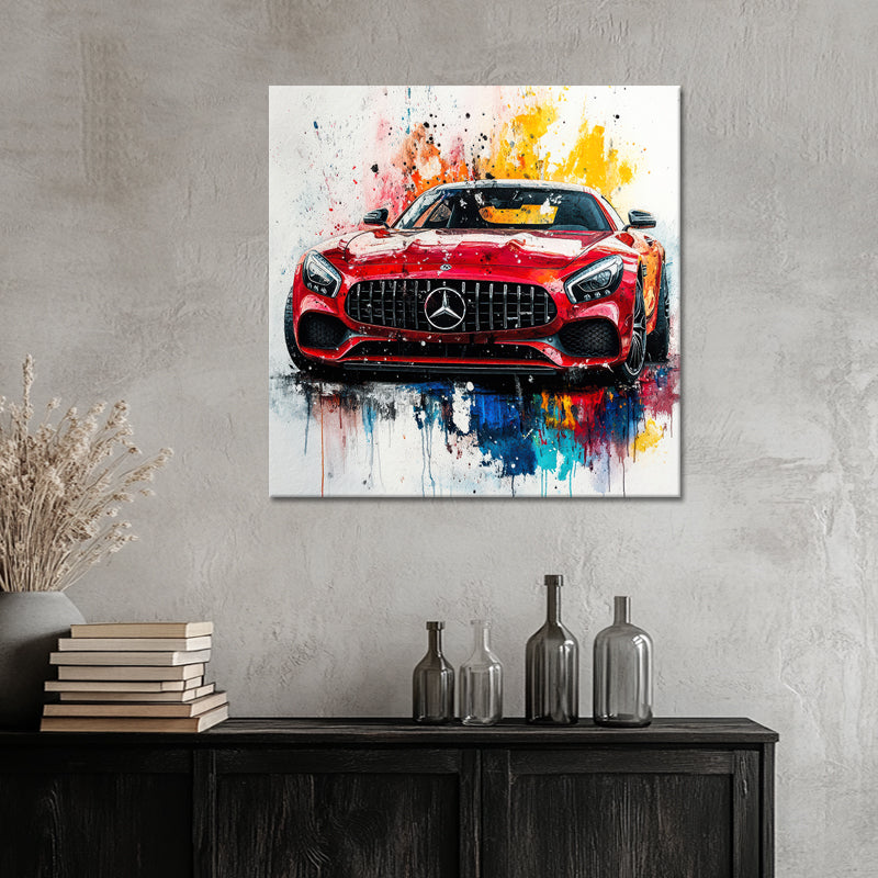 Roter Mercedes-AMG GT