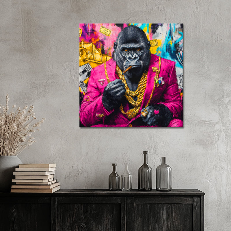 Stilvoller Gorilla
