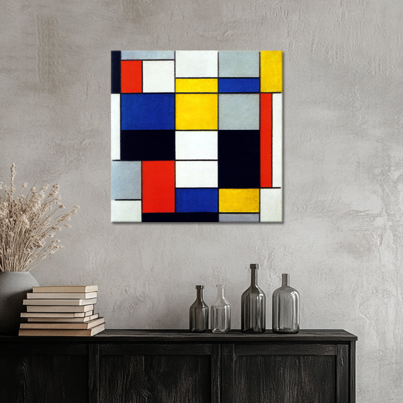 die 7 Farbkontraste II - Piet Mondriaan