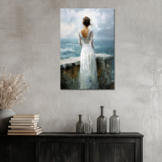 Frau am Meer