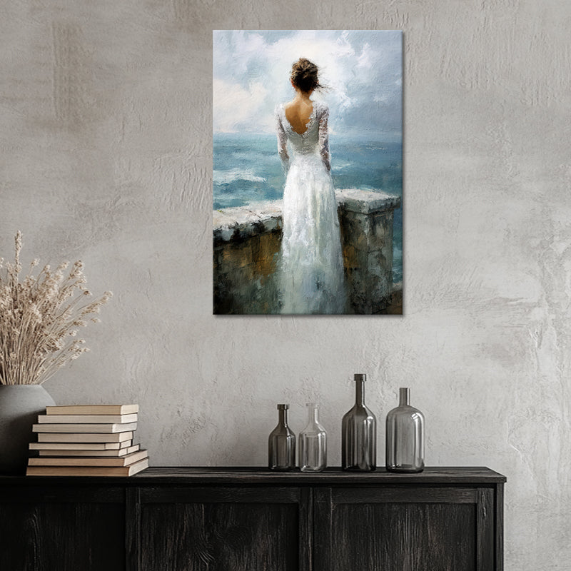 Frau am Meer