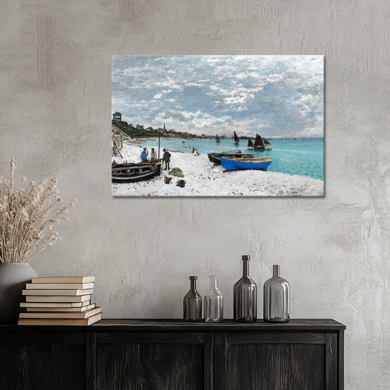 Der Strand von Sainte-Adresse - Claude Monet