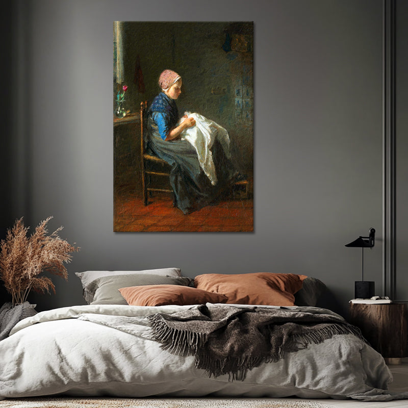 Die kleine Näherin II - Jozef Israëls