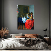 Dame und zwei Herren - Johannes Vermeer
