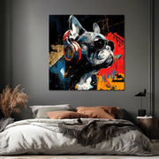Hunde-Graffiti-Kunst