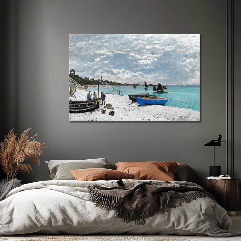 Der Strand von Sainte-Adresse - Claude Monet