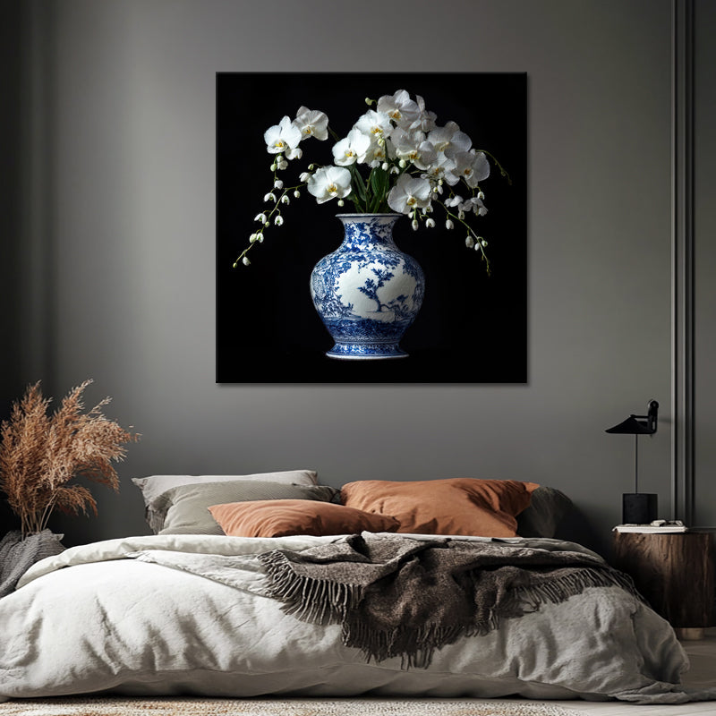 Vase mit Orchidee