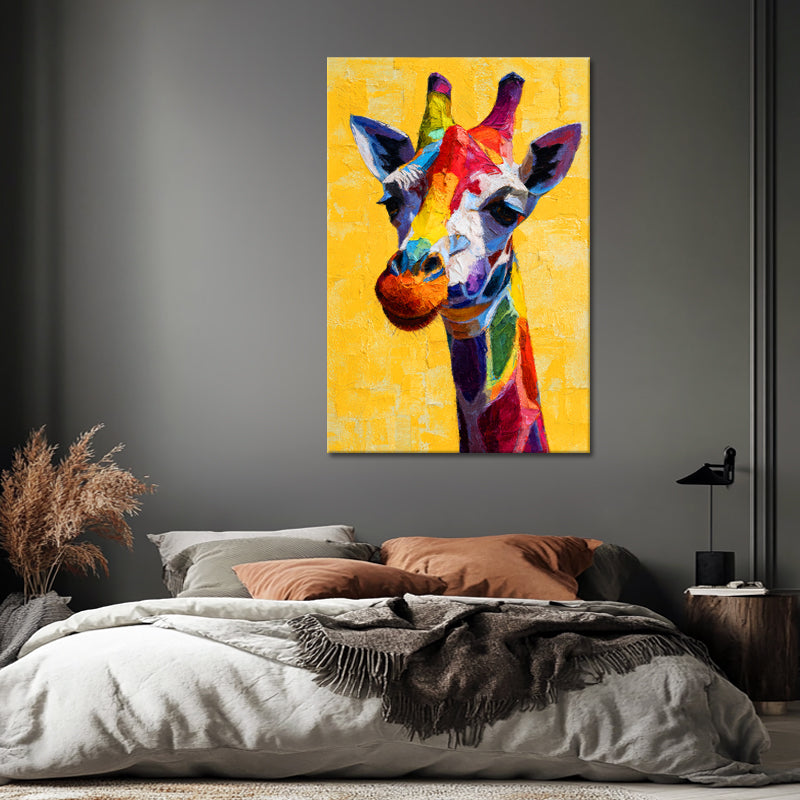 Giraffe in Farbe