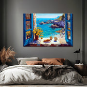 Beruhigendes Interieur am Meer