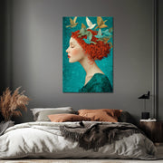 Träumerisches Frauenkunstwerk