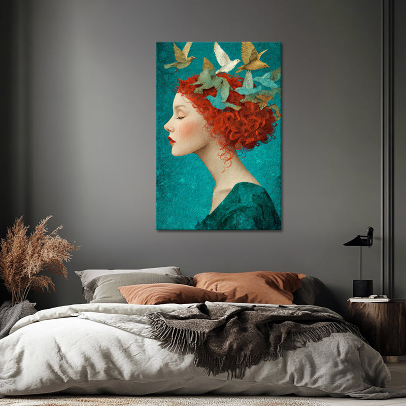 Träumerisches Frauenkunstwerk