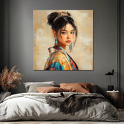 Asiatische Frau im Kimono IV