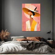 Wanddekoration Boho Frau