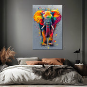 Elefant in Mischfarbe