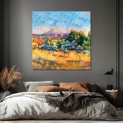 Landschaft bei Montagne Sainte-Victoire - Pierre-Auguste Renoir