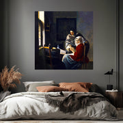 Unterbrechung der Musik - Johannes Vermeer