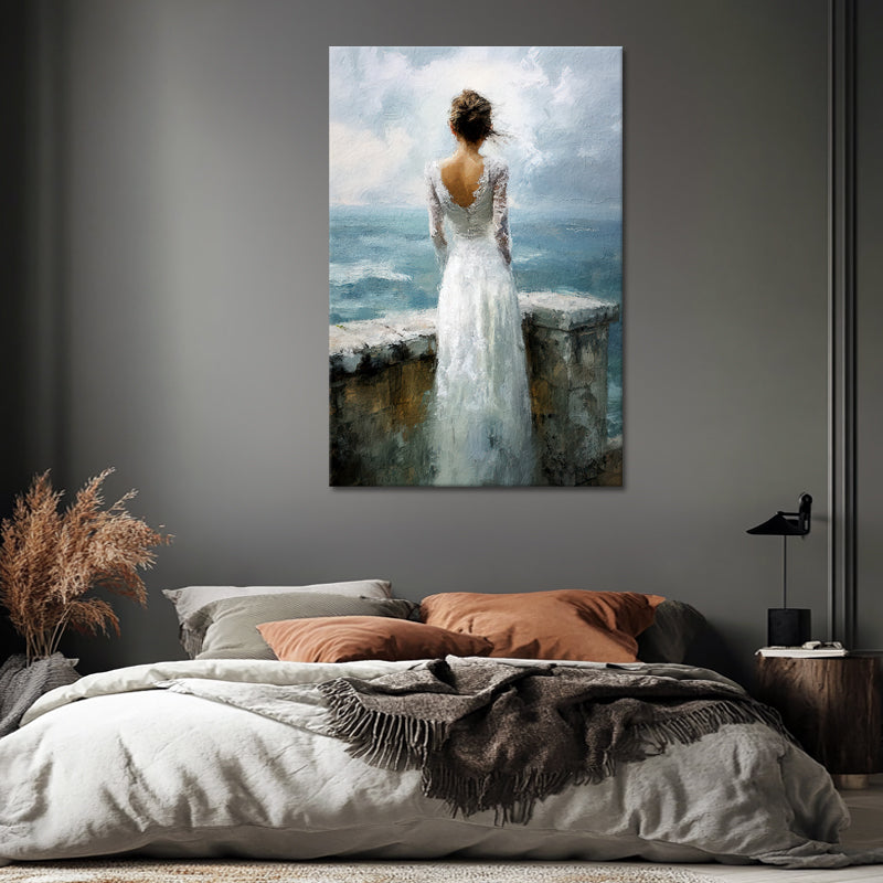 Frau am Meer