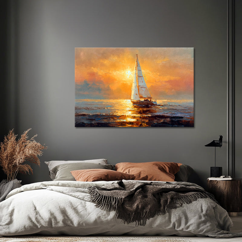 Segelboot auf See II