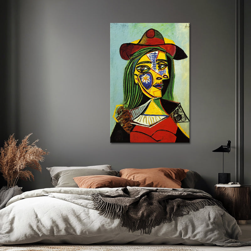 Frau mit Hut und Pelzkragen – Picasso