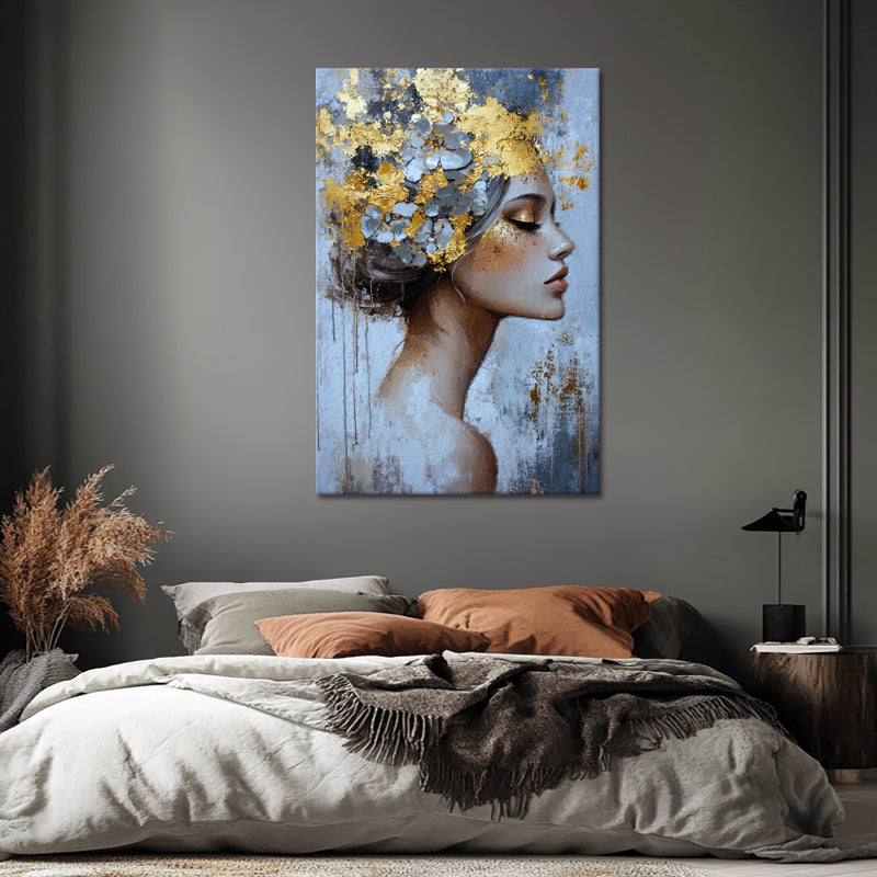 Frau in Gold
