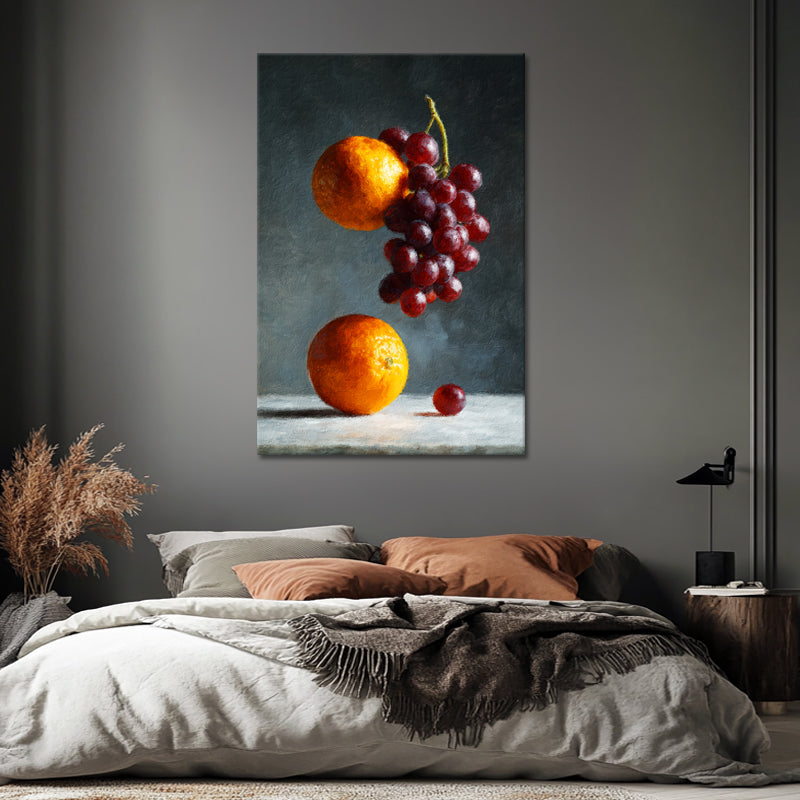 Orangen und Trauben