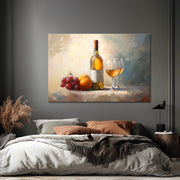 Gemälde Wein & Früchte I