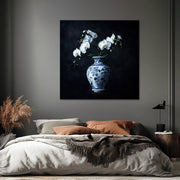 Orchidee in Delfter Blauw vaas