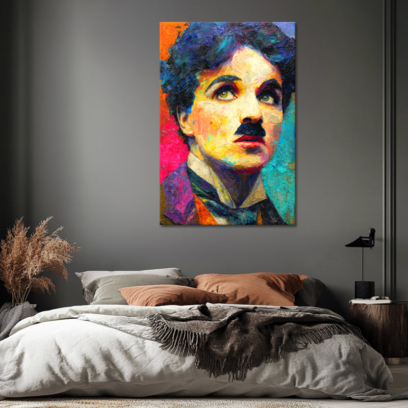 Gemälde Charlie Chaplin