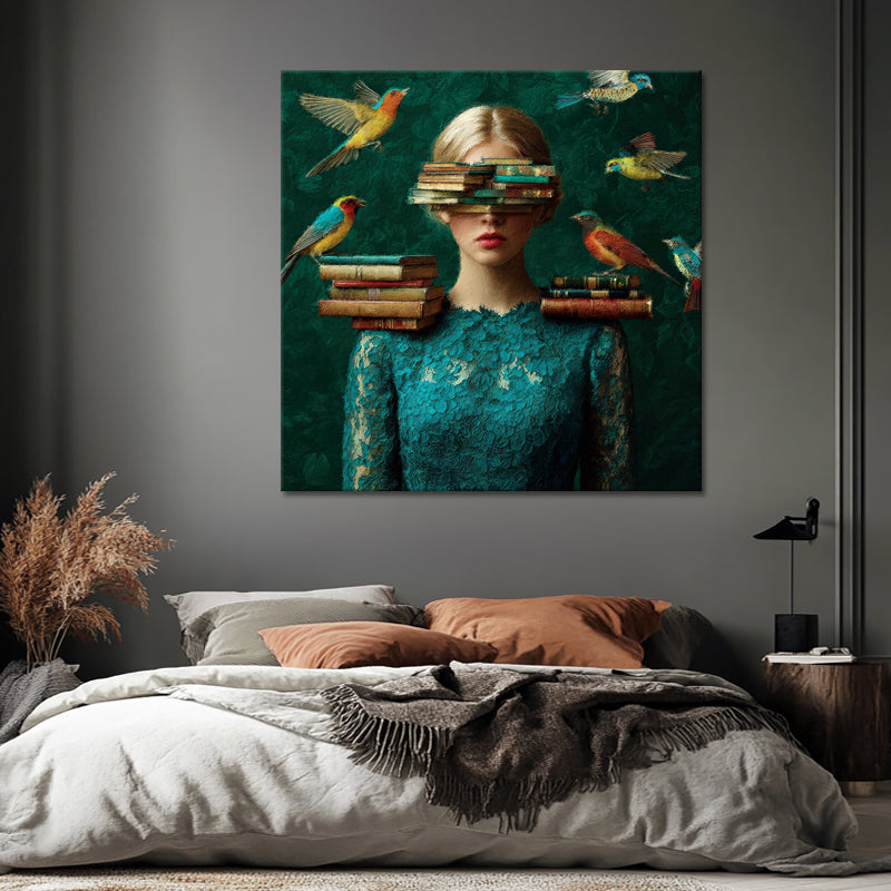 Surreales Frauenporträt