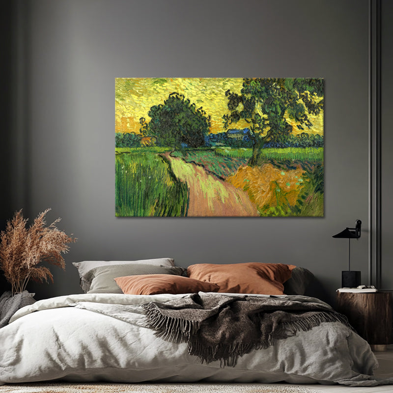 Landschaft bei Dämmerung – Van Gogh