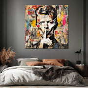 David Bowie-Collage-Kunst