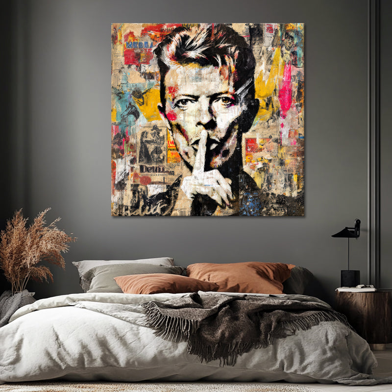 David Bowie-Collage-Kunst