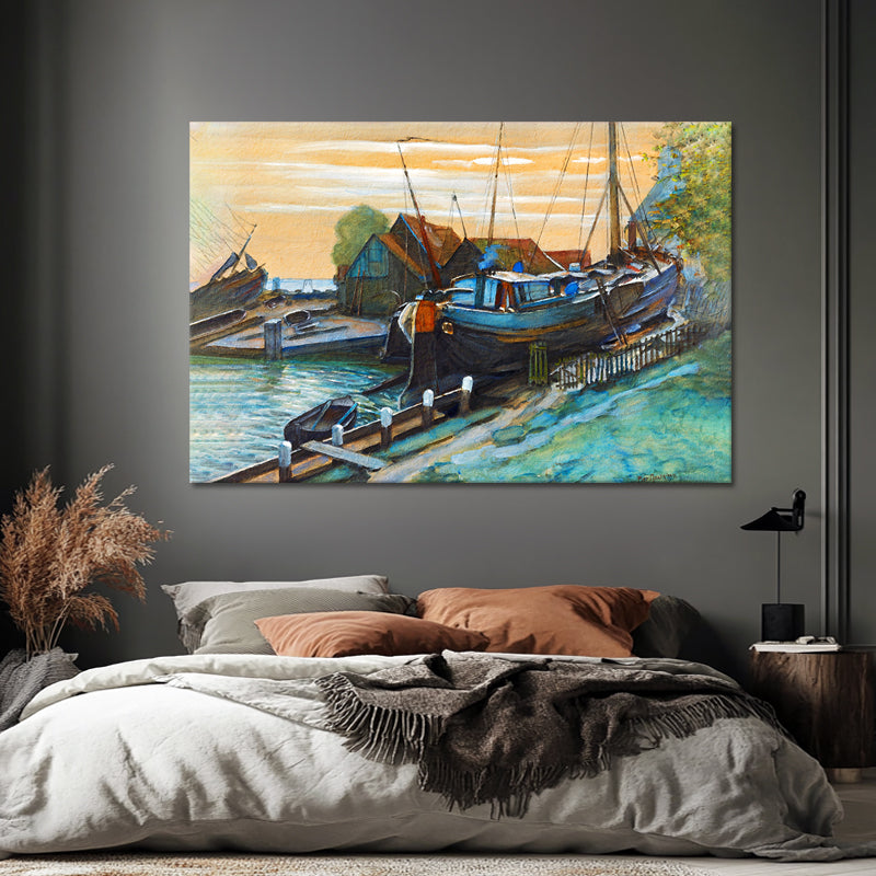 Trockendock bei Durgerdam – Piet Mondriaan