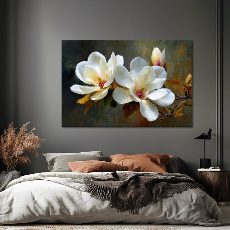 Magnolien-Kunstwerk